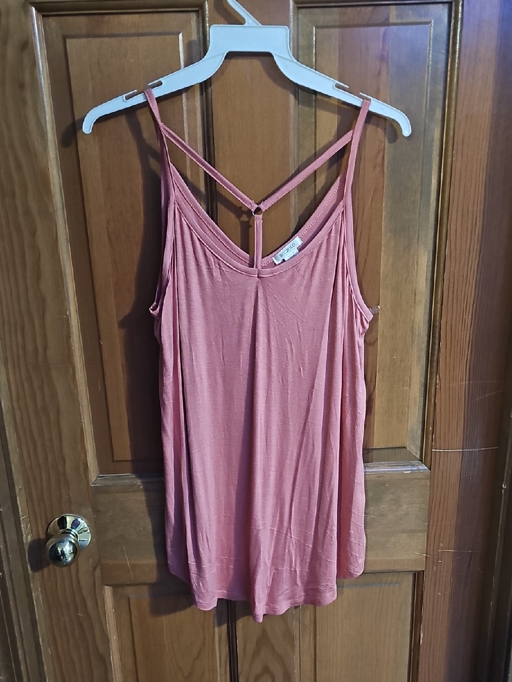 Bozzolo Dusty Rose Strappy T-Back Camisole